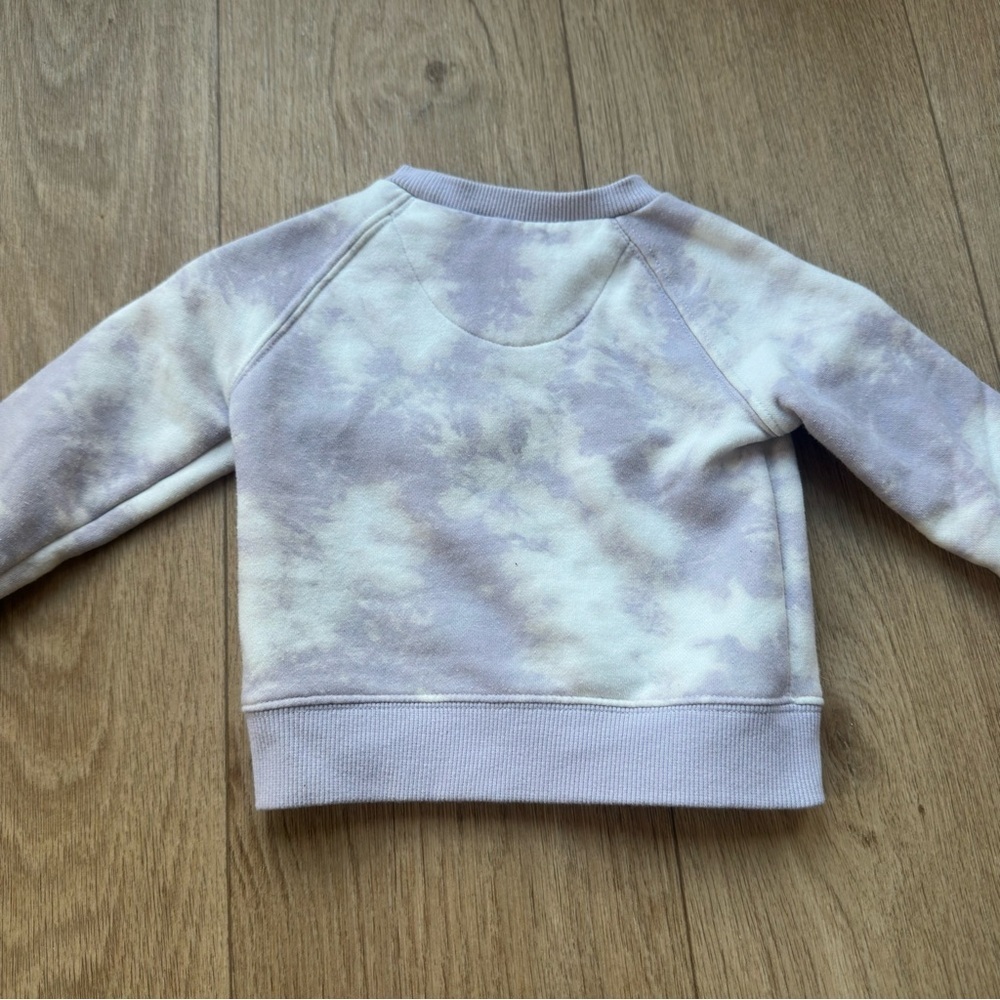 Levi's 2T Girls Tie-Dye Sweatshirt, light purple - Picture 6 of 6
